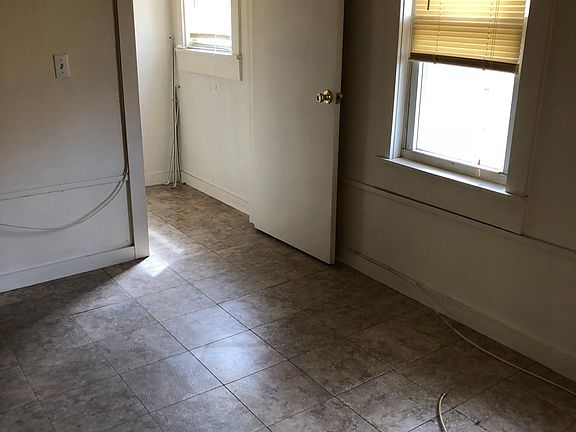 living room has a large closet in it