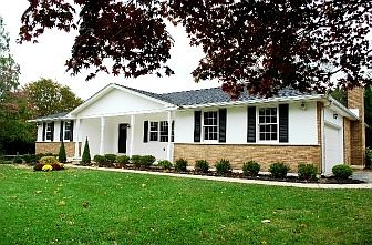 3 BR, 2 BA renovated ranch with 2-car garage