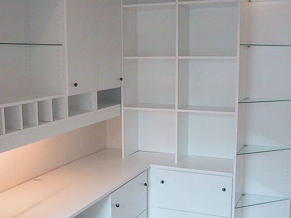 What the home office looks like empty