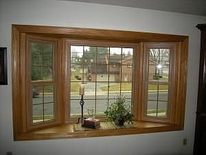 Bay window in the Dining Room