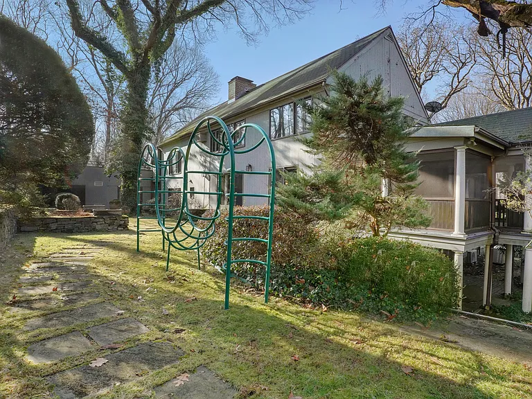 Rear view of the house.