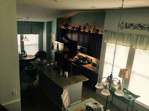 View from open stairwell