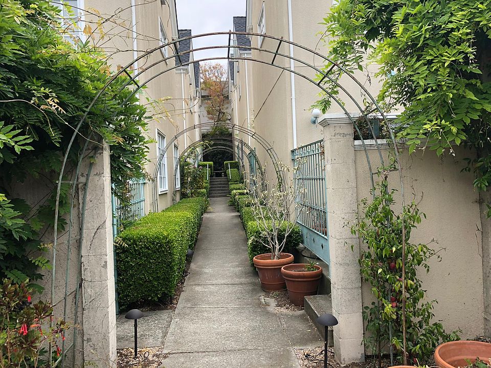 Gated front entry into units