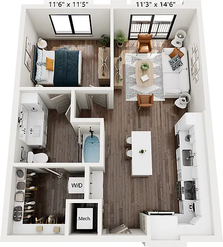 Floor plan A26