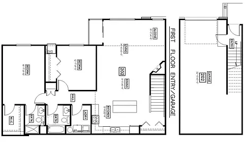 Floor plan Hampton