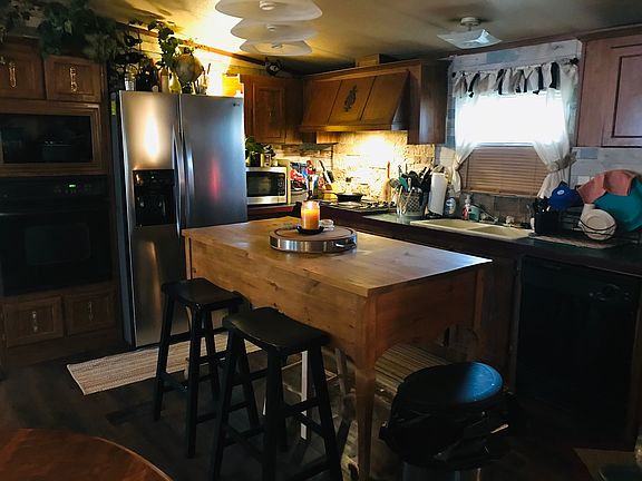 Kitchen in mobile home 