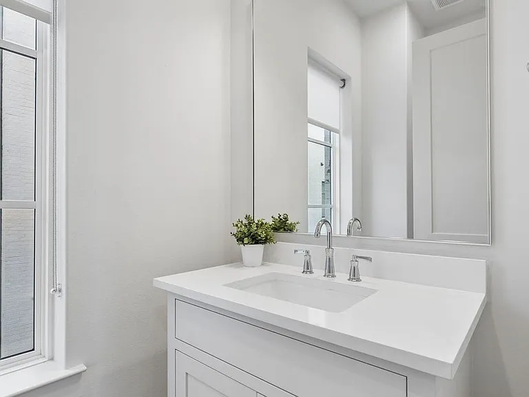 Powder bath on 2nd floor main living space