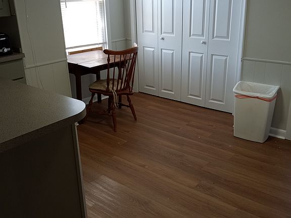 Laundry closet off of kitchen