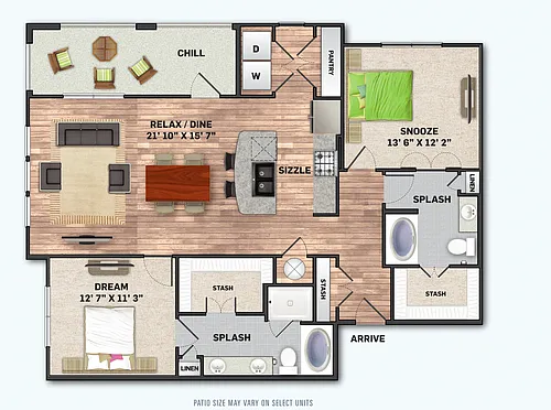 Floor plan B2D