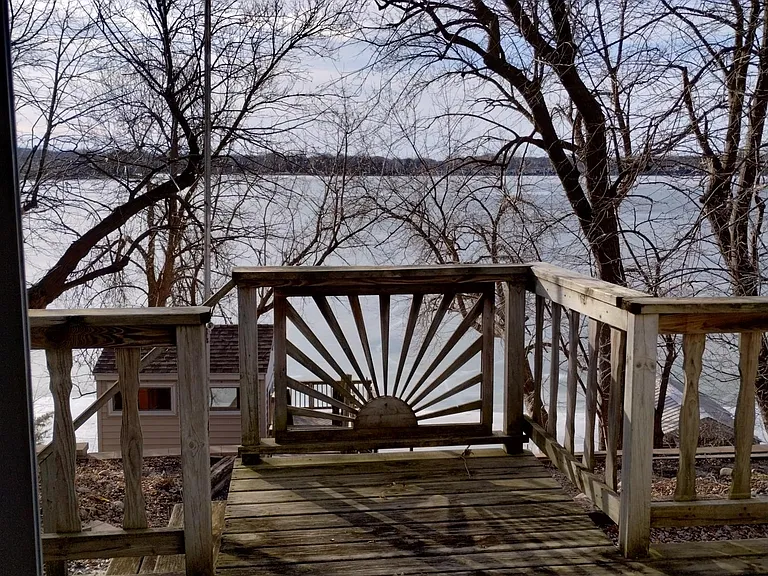 deck off living area