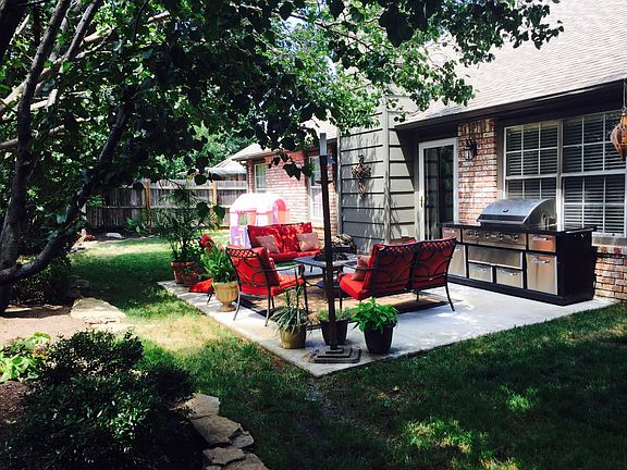 Beautiful patio area