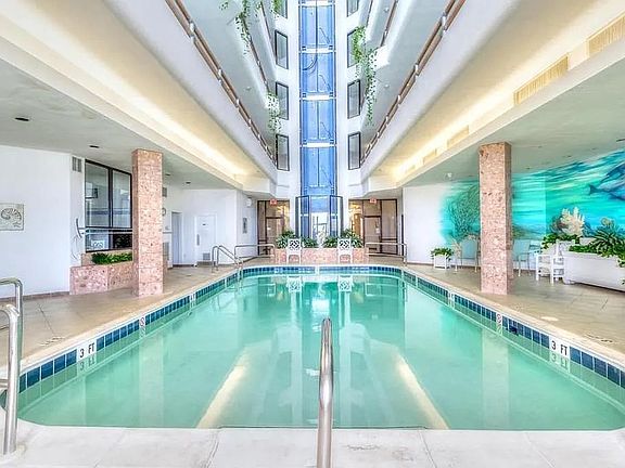Atrium with inside pool