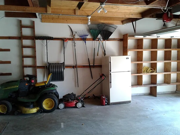 Garage looking out