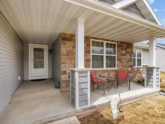 large welcoming front porch