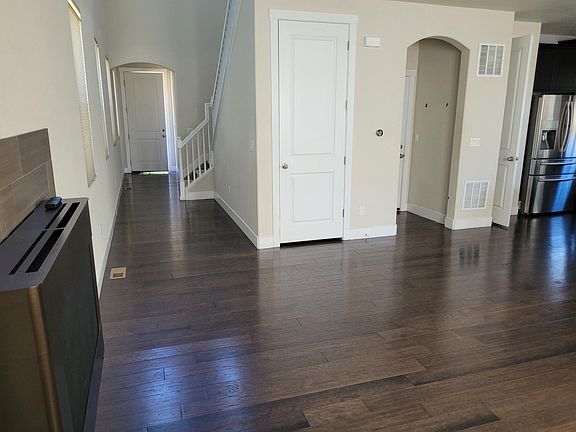 looking back and front door