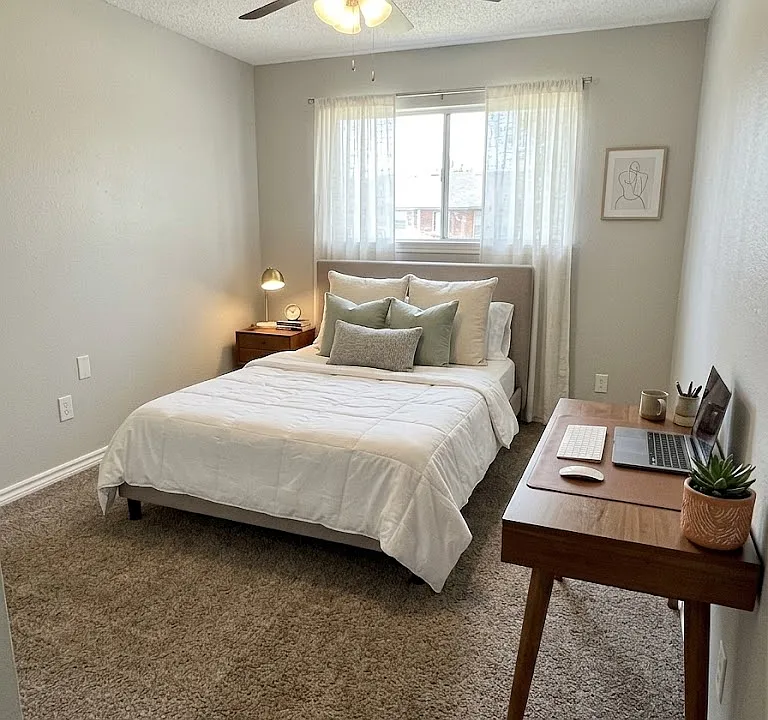 2nd bedroom. Virtually staged