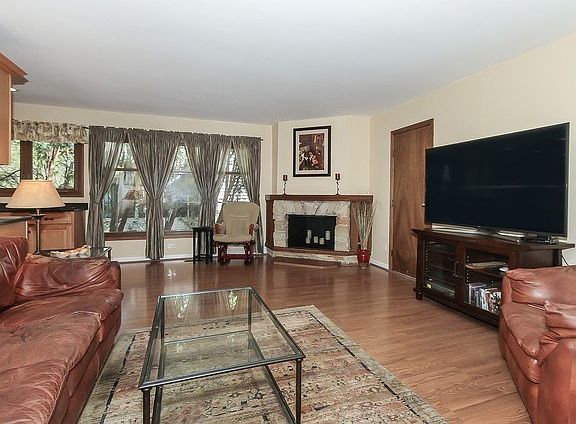 With a Cozy Fireplace