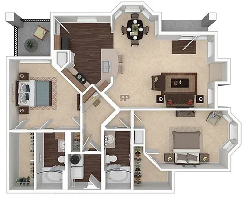 Floor plan B3