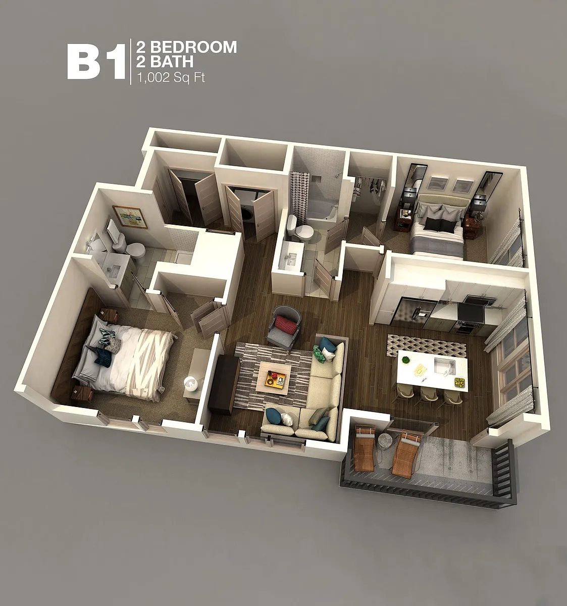 Floor plan B1