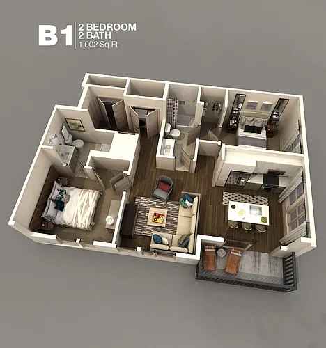 Floor plan B1