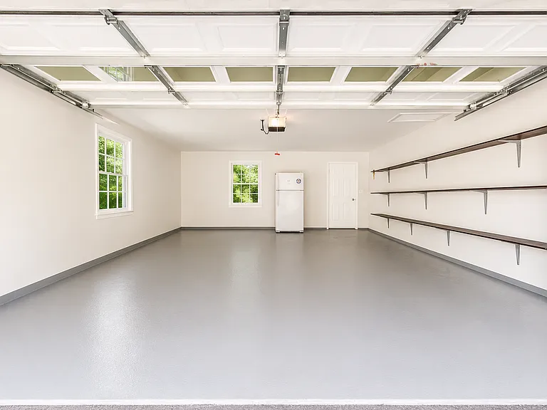 Two car garage