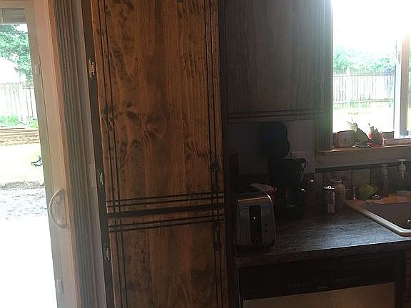 Pantry with slide out drawer