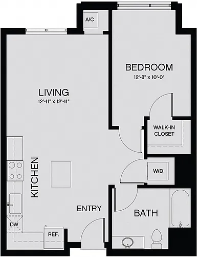 Floor plan Plan 1B
