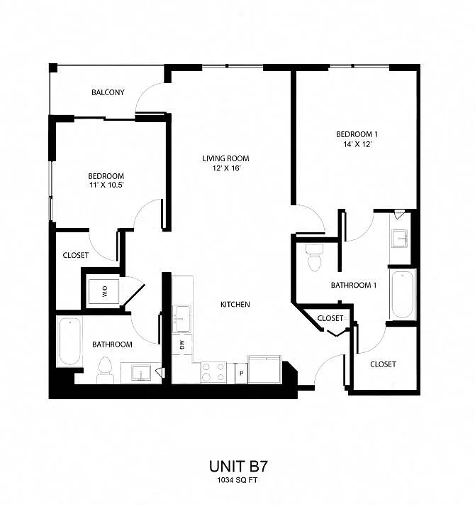 Floor plan B7