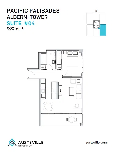 Floor plan 1 Bedroom