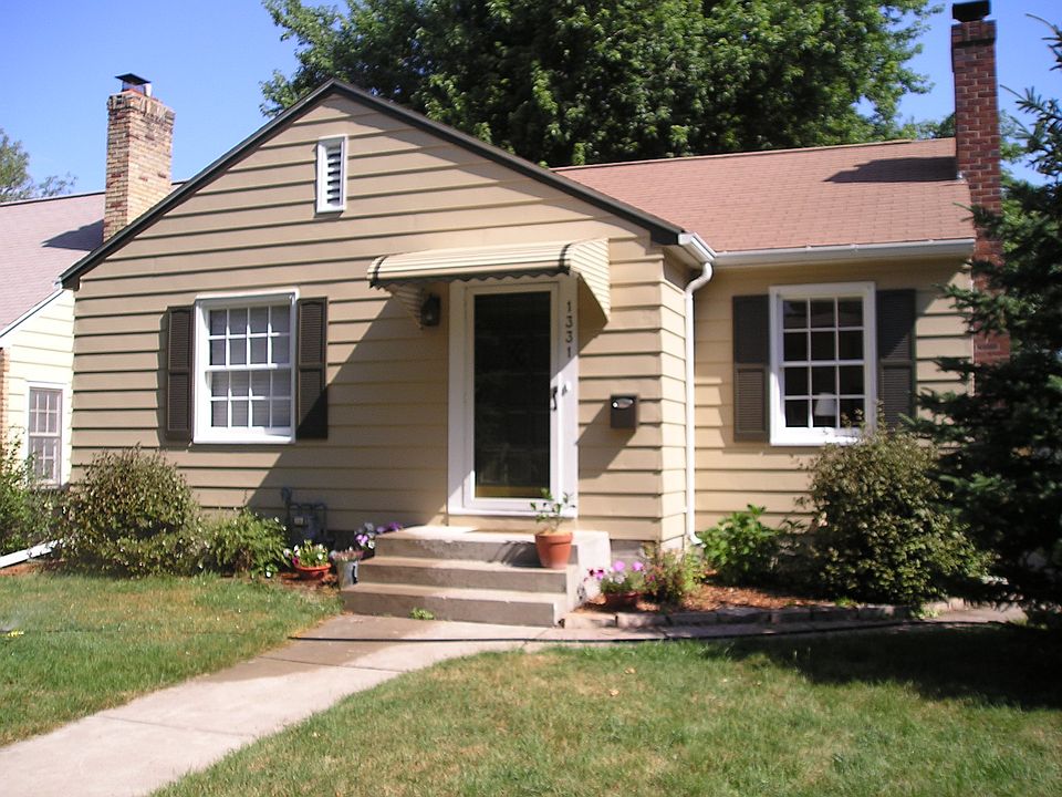 front of house in summer
