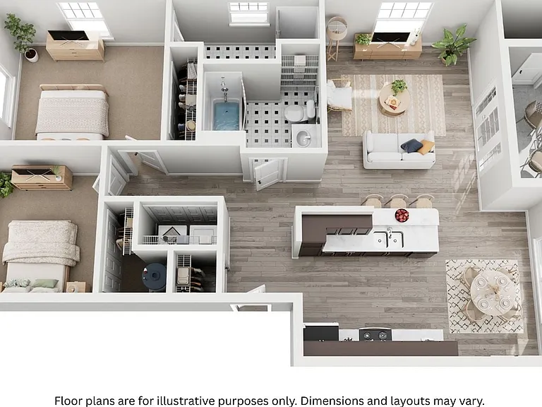 2x2A Floor Plan 2x2A Floor Plan