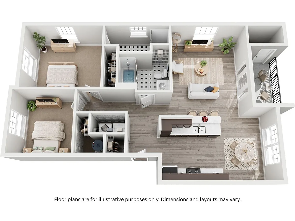 Floor plan 2x2A