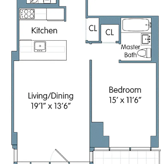 555 W 59th St #17D — Photo 2