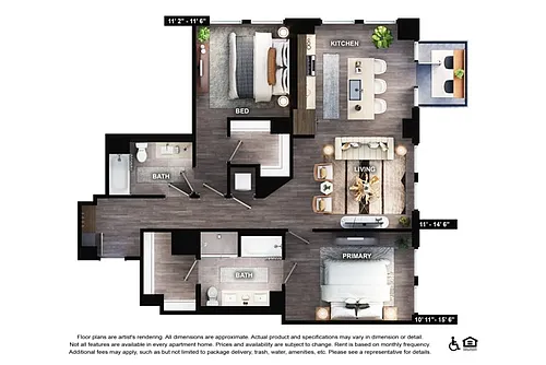Floor plan B3
