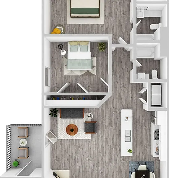 2 Bedroom | 2 Bath | 900 SF 2 Bedroom | 2 Bath | 900 SF