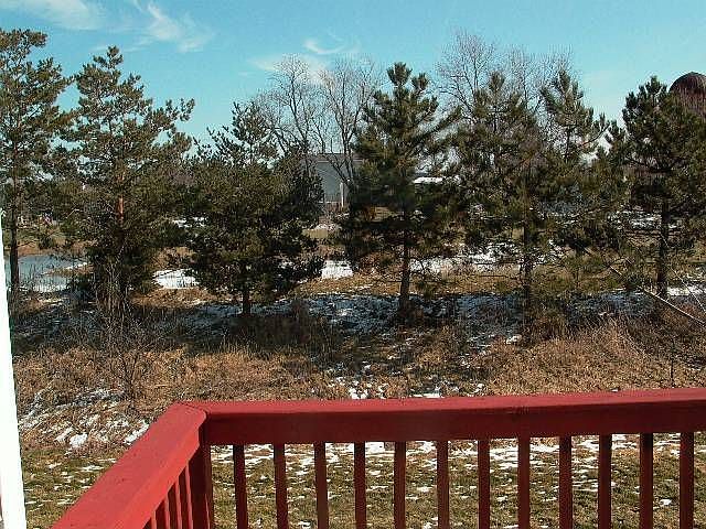 Rear view off deck