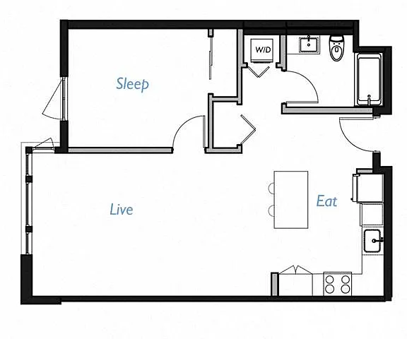 Floor plan A3- 1C