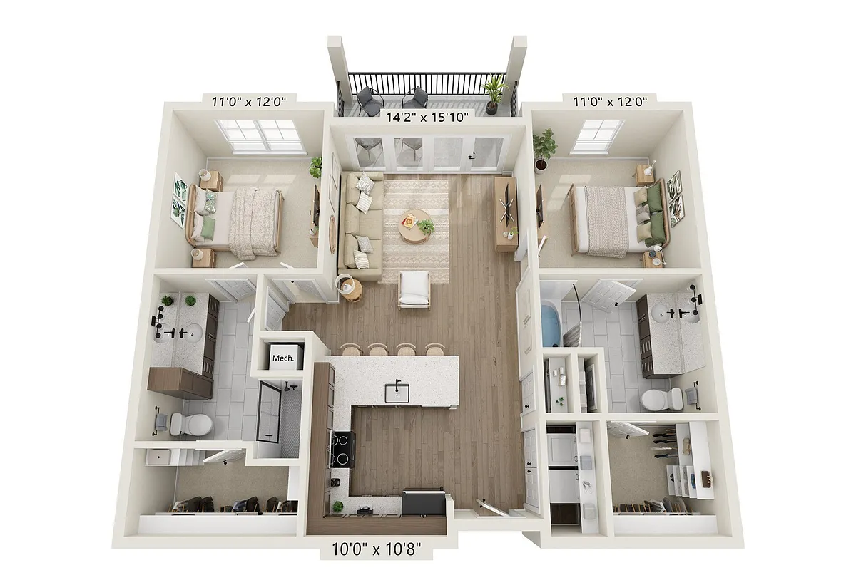 Floor plan B1