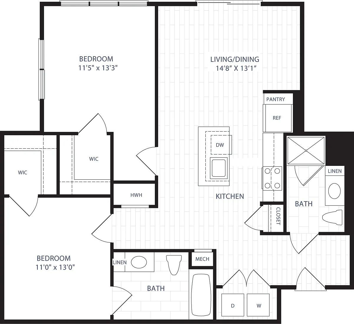 Floor plan B2A