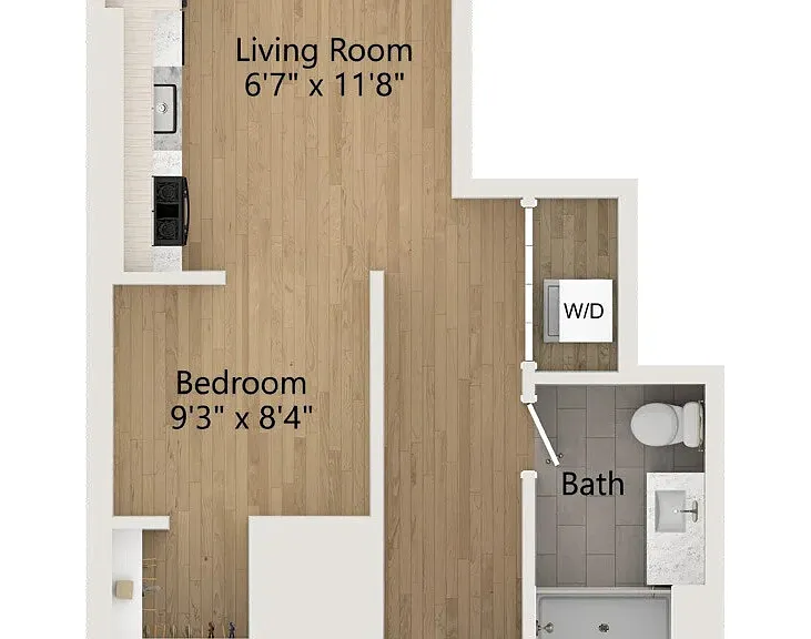 JR1 473 sq ft