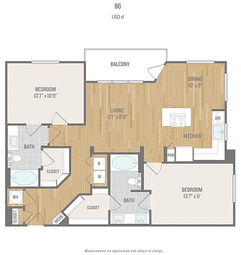 Floor plan B61
