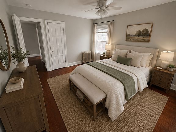 staged bedroom