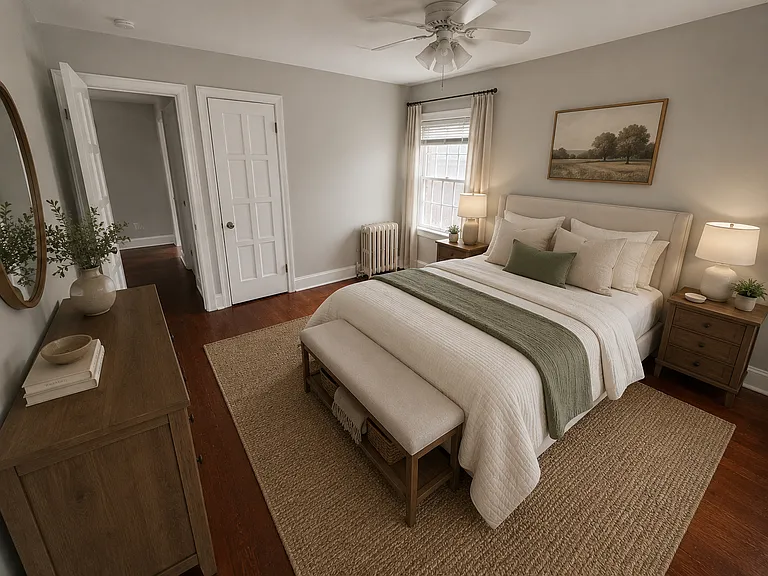 staged bedroom