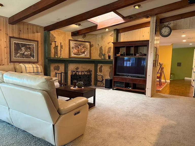 Family Room Fireplace Nook