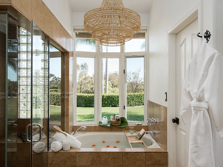 Primary Ensuite Bathroom with Luxurious steam shower