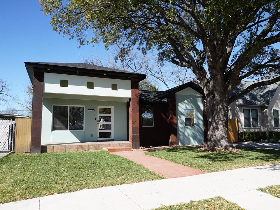Front of house showing front door