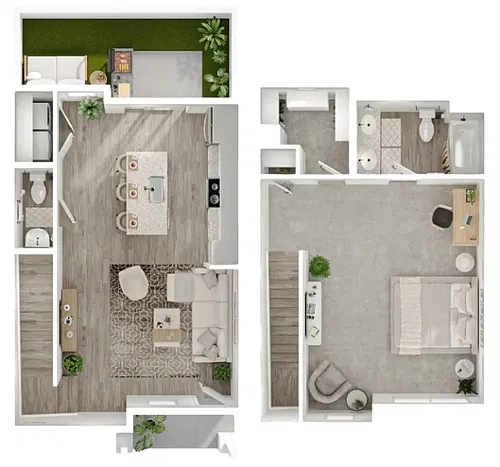 Floor plan Pecan