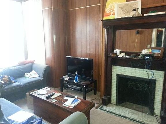 The living room.