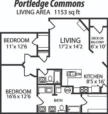 Portledge Commons, 1 and 2 Bedroom apartments, carport, central Lafayette — Photo 17