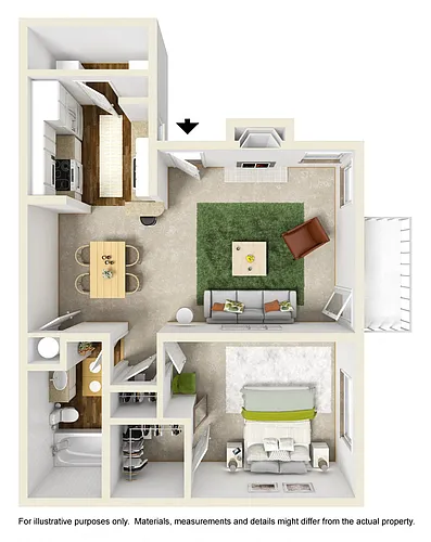 Floor plan The Buttonwood